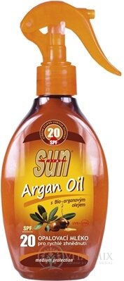 SUN ARGAN OIL opaľovacie MLIEKO SPF 20 1x200 ml