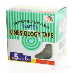 TEMTEX KINESOLOGY TAPE tejpovacia páska, 5 cm x 5 m, ružová 1x1 ks