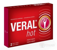 VERAL HOT hrejivá náplasť 1x2 ks