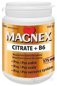 Vitabalans MAGNEX CITRATE + B6 tbl 1x100 ks