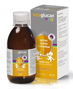 VITAGLUCAN SIRUP detský sirup s citrónovou príchuťou, stimuluje imunitu (inov. 2019) 1x250 ml
