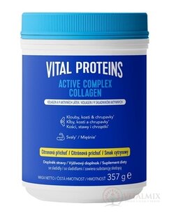 VITAL PROTEINS ACTIVE COLLAGEN COMPLEX prášok na prípravu nápoja, citrónová príchuť 1x357 g