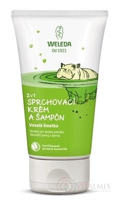 WELEDA 2v1 Sprchový krém a šampón Veselá limetka 1x150 ml