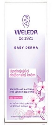 WELEDA BABY Upokojujúci dojčenský krém ochrana pred vznikom zaparenín 1x50 ml