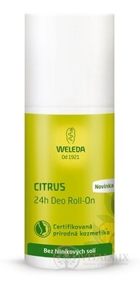 WELEDA CITRUS 24h Deo Roll-on bez hliníkových solí 1x50 ml