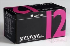 Wellion MEDFINE plus Penneedles 12 mm ihla na aplikáciu inzulínu pomocou pera 1x100 ks