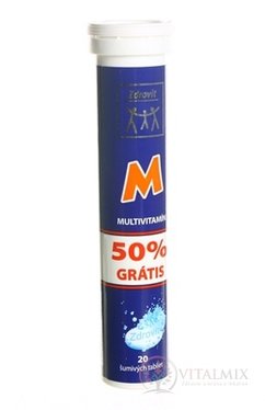 Zdrovit MULTIVITAMIN 50% grátis tbl eff (šumivé tablety) 1x20 ks