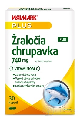 WALMARK Žraločia chrupavka PLUS 740 mg cps (inov.2024) 30 ks